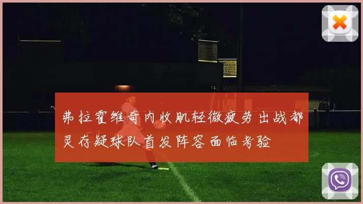 弗拉霍维奇内收肌轻微疲劳出战都灵存疑球队首发阵容面临考验
